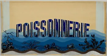 dessin POISSONNERIE 1975.46.464.3 Photo