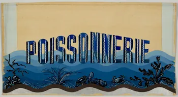 dessin POISSONNERIE 1975.46.464.5 Photo