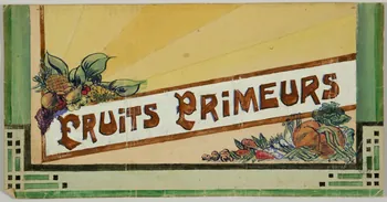 dessin FRUITS PRIMEURS 1975.46.465 Photo