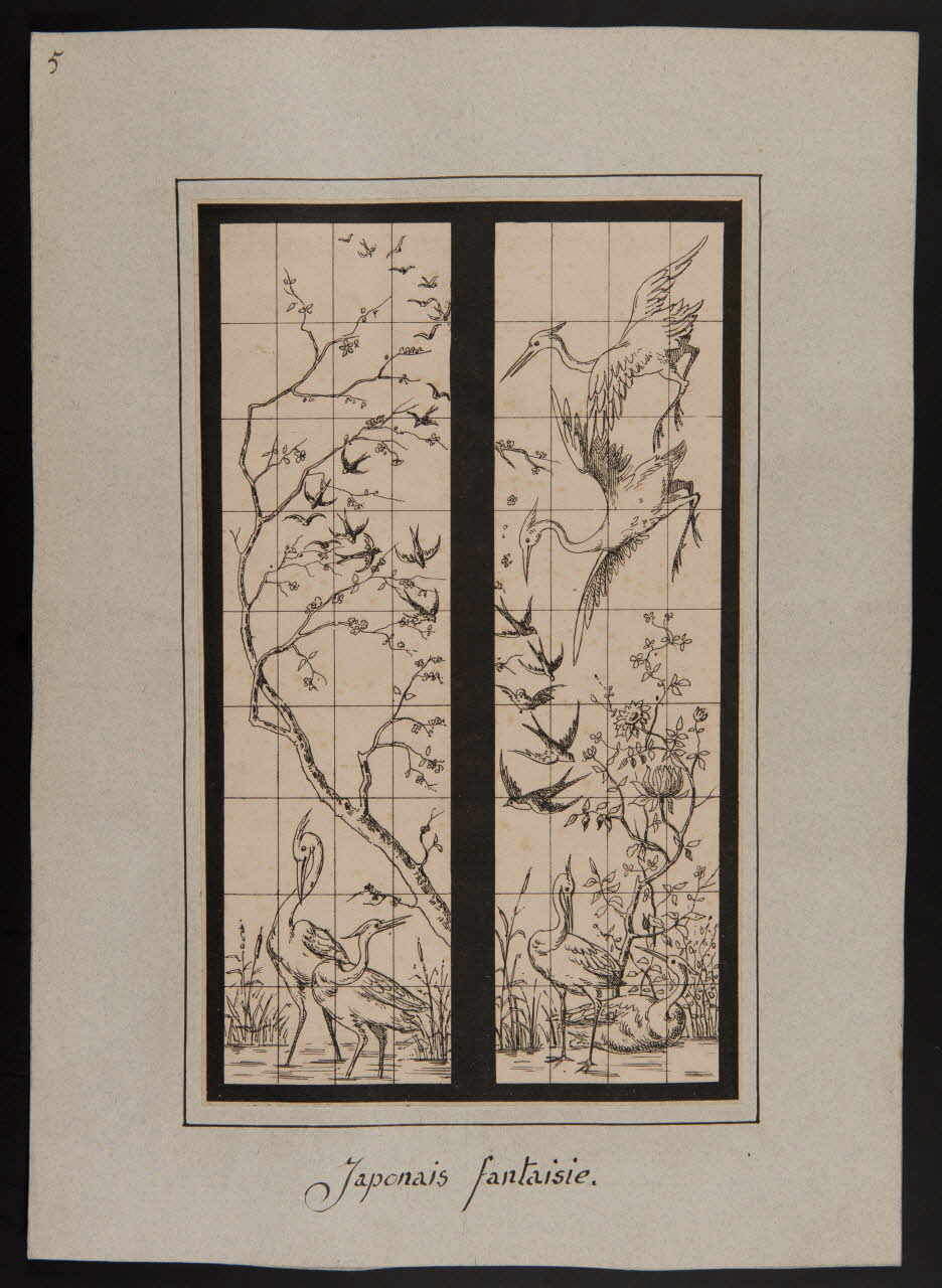 estampe Japonais fantaisie. 1975.46.49 Photo