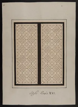 estampe Style Louis XVI. 1975.46.54  Photo