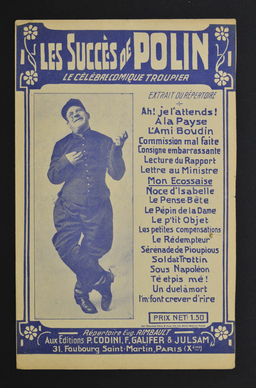 chanson petit format 1965.170.12 Photo Mucem