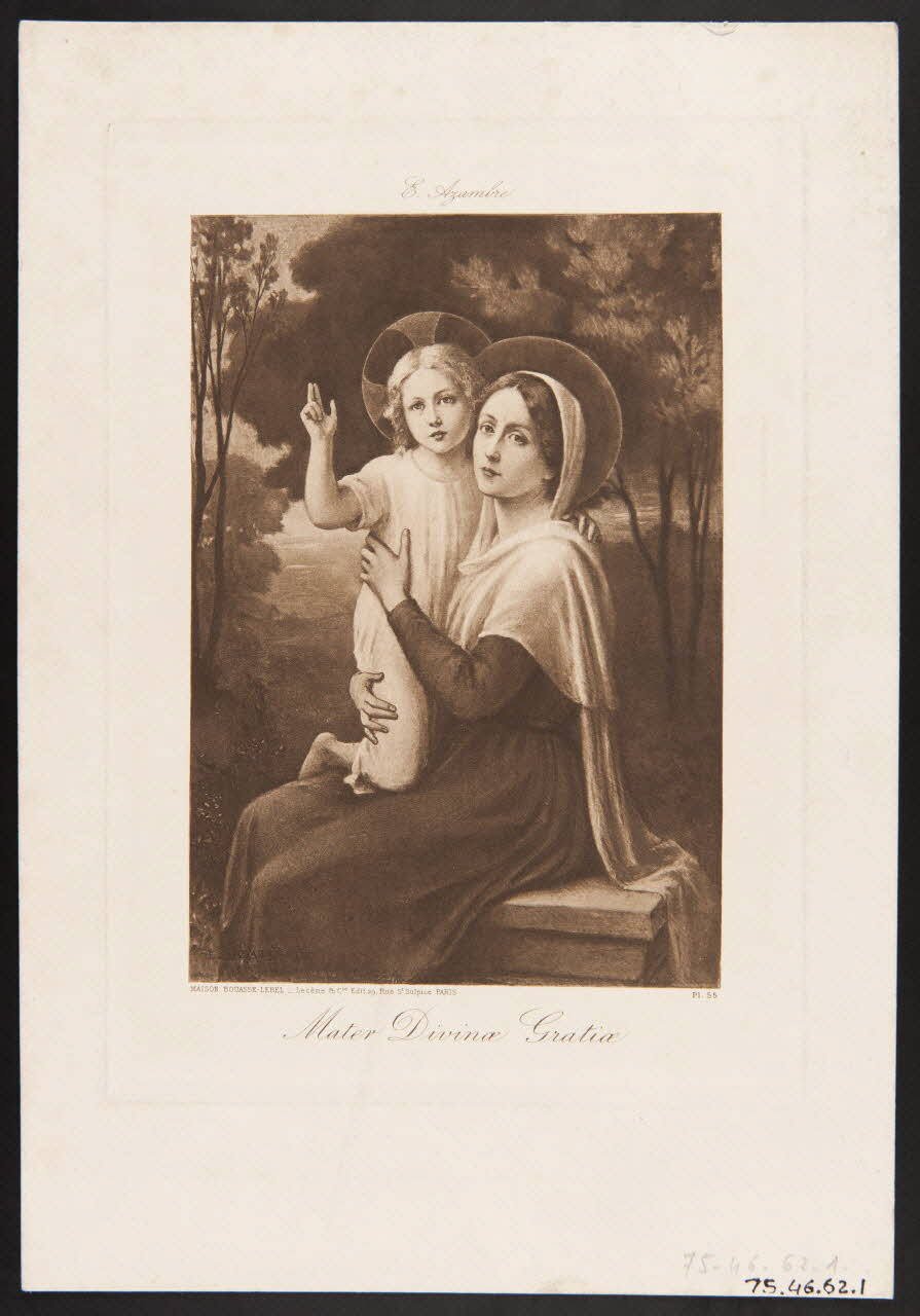 estampe Mater Divina Gratiae 1975.46.62.1 Photo