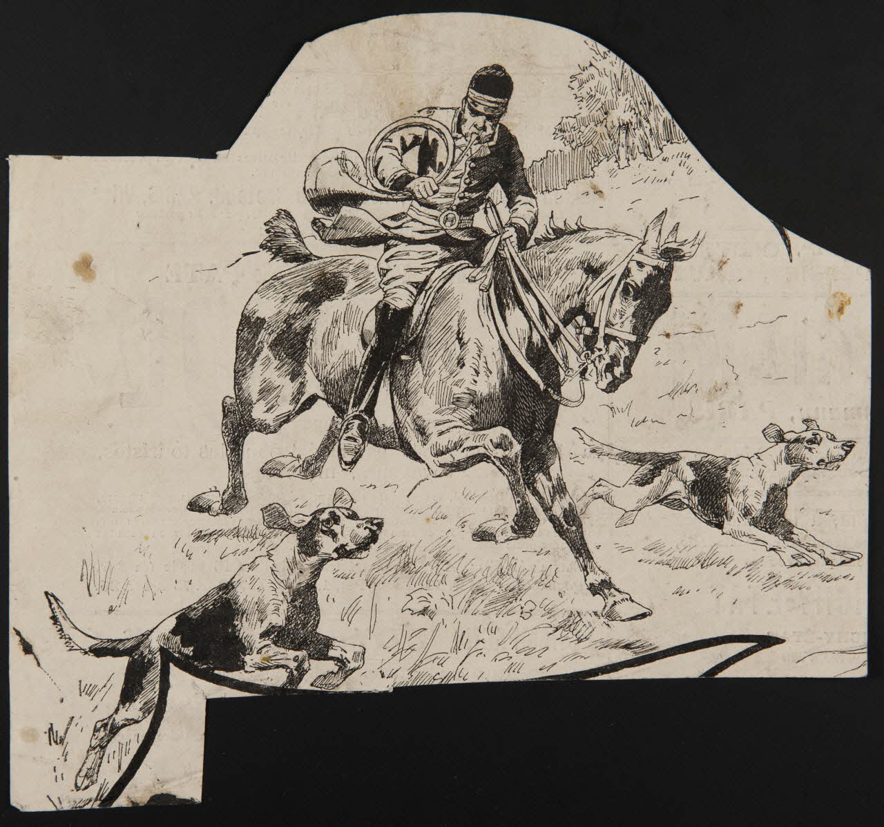 estampe Chasse à courre. 1975.46.75 Photo