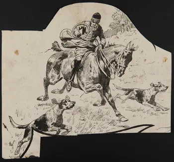 estampe Chasse à courre. 1975.46.75 Photo