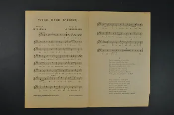 chanson petit format 1966.175.7 Photo Mucem