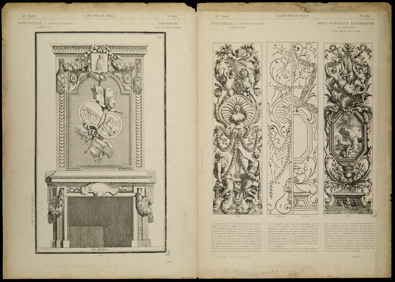 estampe CHEMINEE 1975.46.470.1/2 Photo