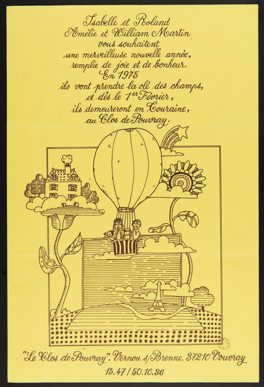 estampe Montgolfière 1975.8.2 Photo