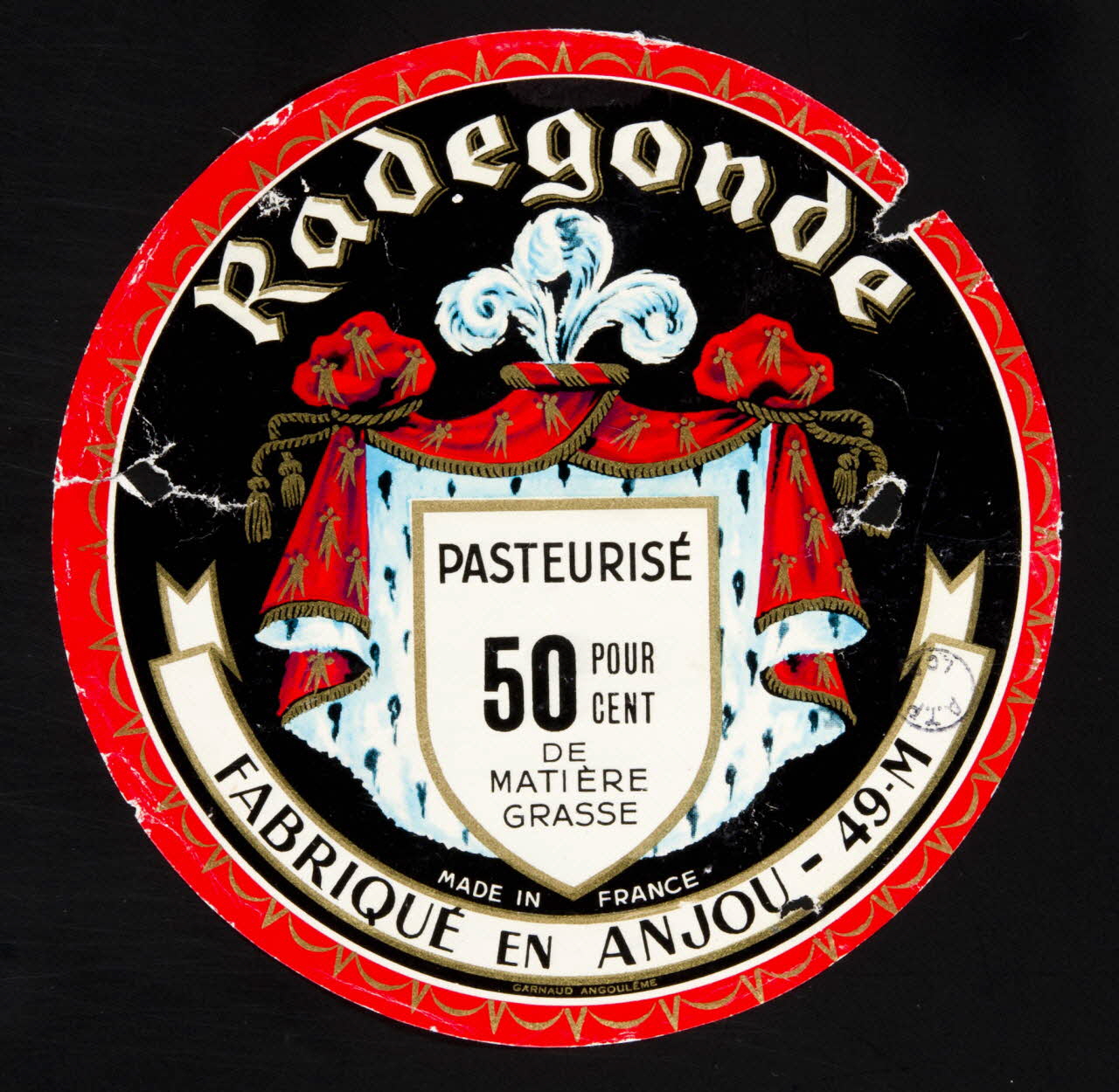 estampe Radegonde  FABRIQUE EN ANJOU 1975.8.22 Photo