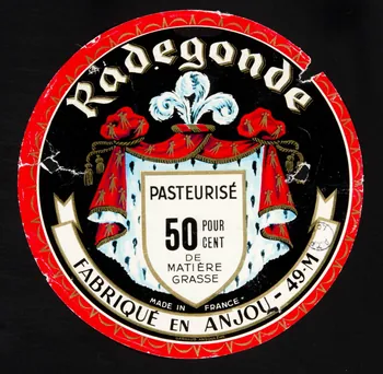 estampe Radegonde  FABRIQUE EN ANJOU 1975.8.22  Photo