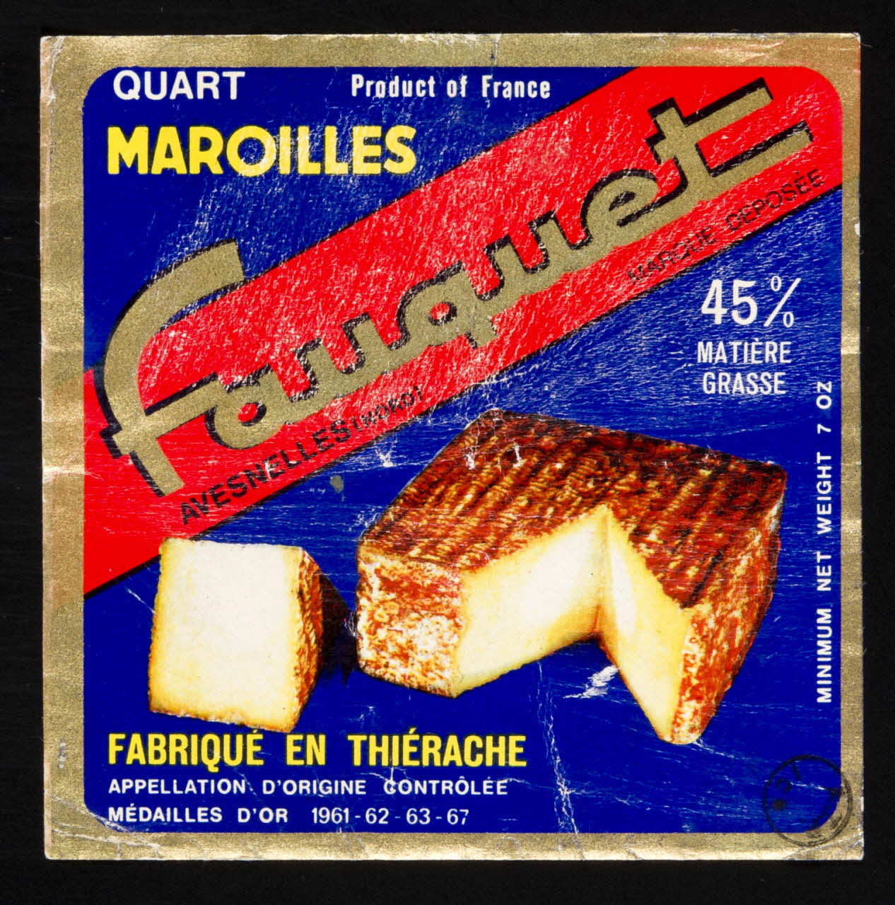 estampe QUART  MAROILLES  Fauquet 1975.8.25 Photo