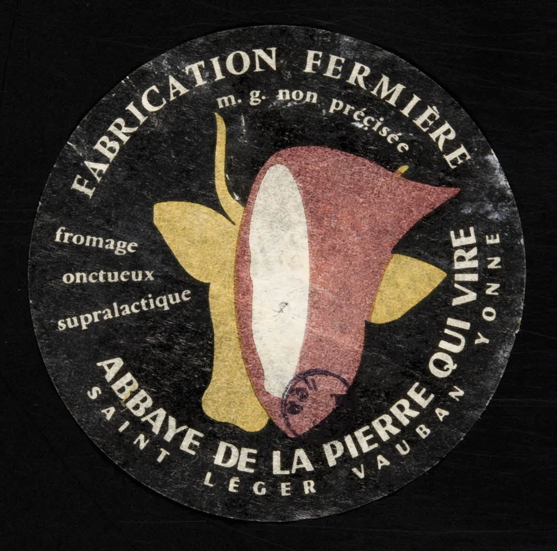 estampe FABRICATION FERMIERE  ABBAYE DE LA PIERRE QUI VIRE  SAINT LEGER VAUBAN YONNE 1975.8.34 Photo