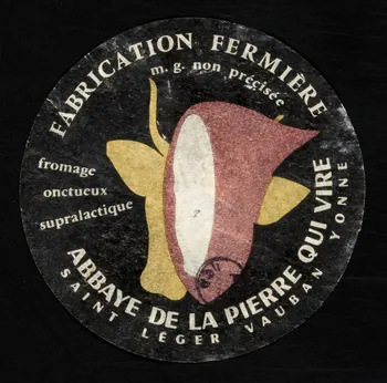 estampe FABRICATION FERMIERE  ABBAYE DE LA PIERRE QUI VIRE  SAINT LEGER VAUBAN YONNE 1975.8.34  Photo