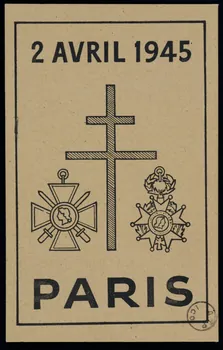 estampe 2 AVRIL 1945  PARIS 1975.82.9  Photo