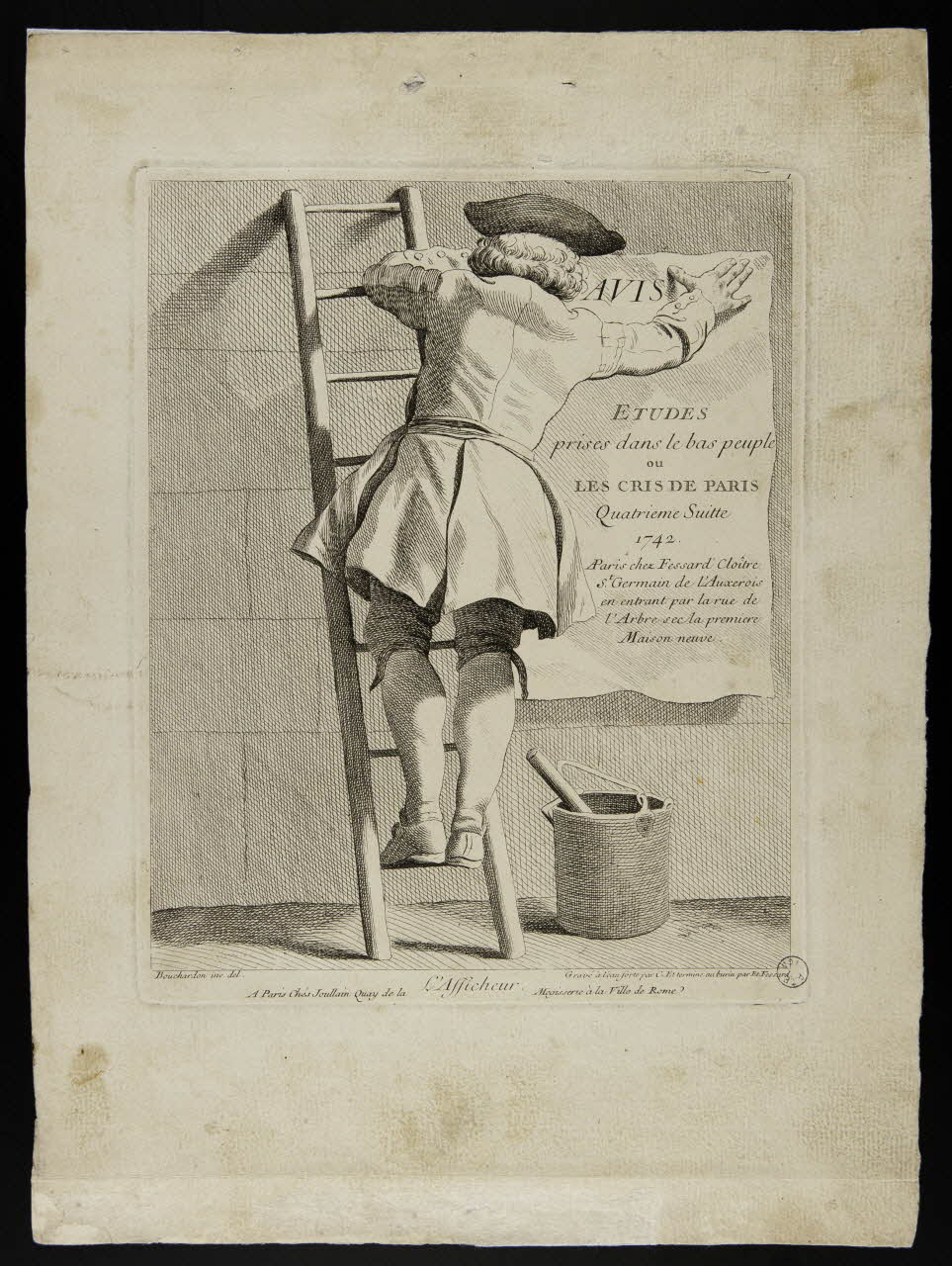 estampe L'Afficheur. 1975.86.1 Photo