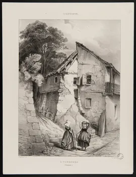 estampe A UZERCHES.  (Corrèze.) 1975.86.16 Photo