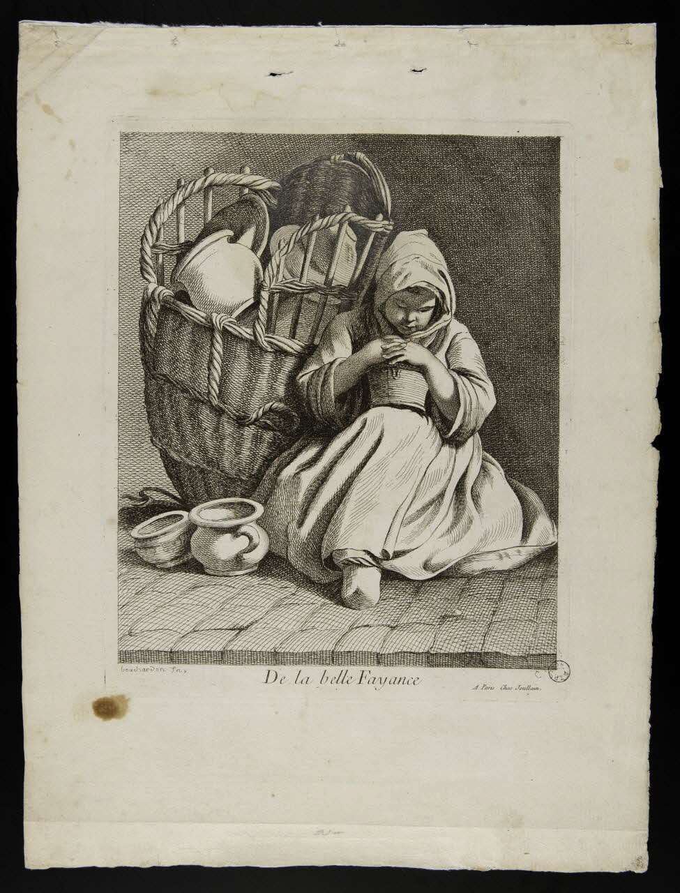 estampe De la belle Fayance 1975.86.2 Photo