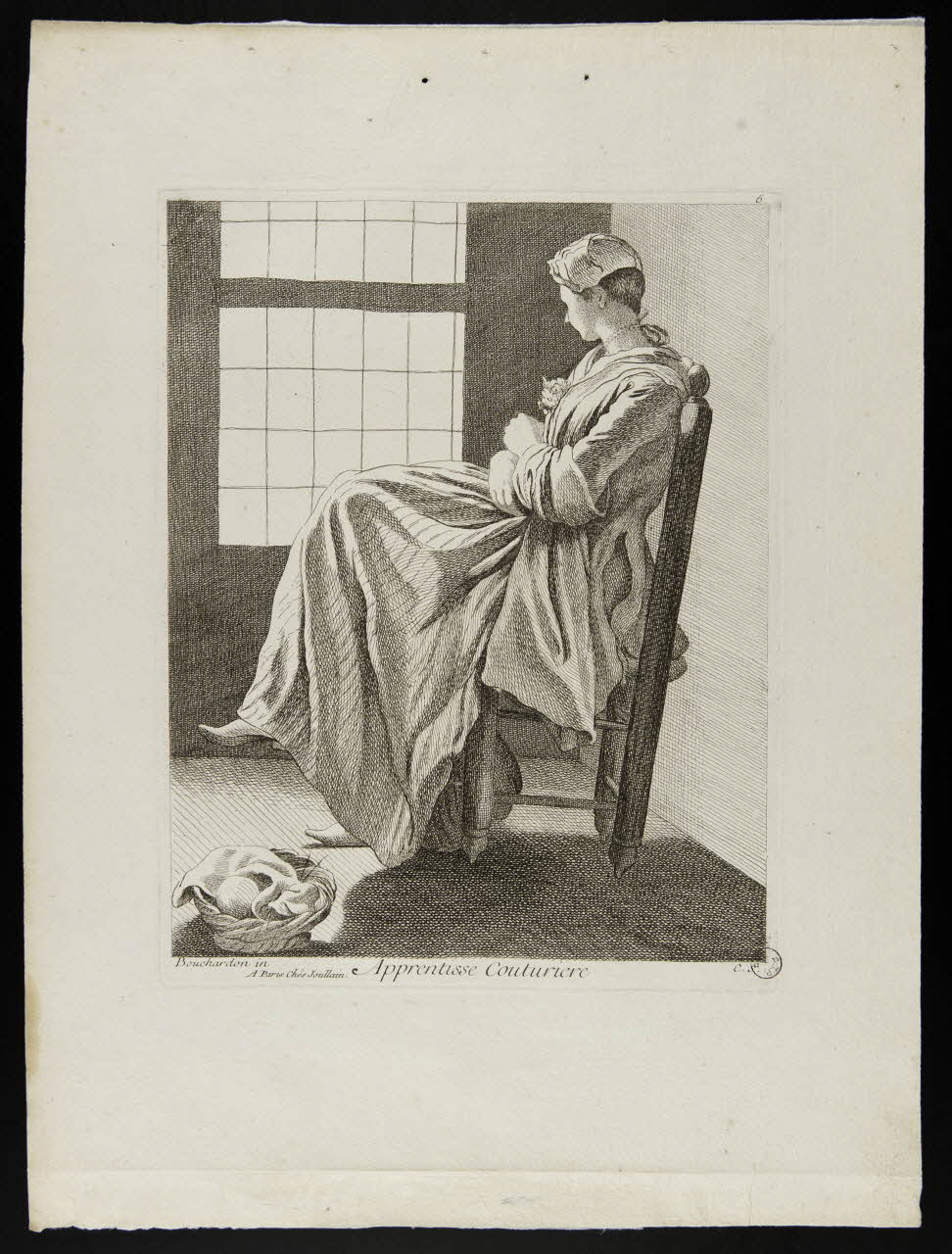 estampe Apprentisse Couturiere 1975.86.4 Photo