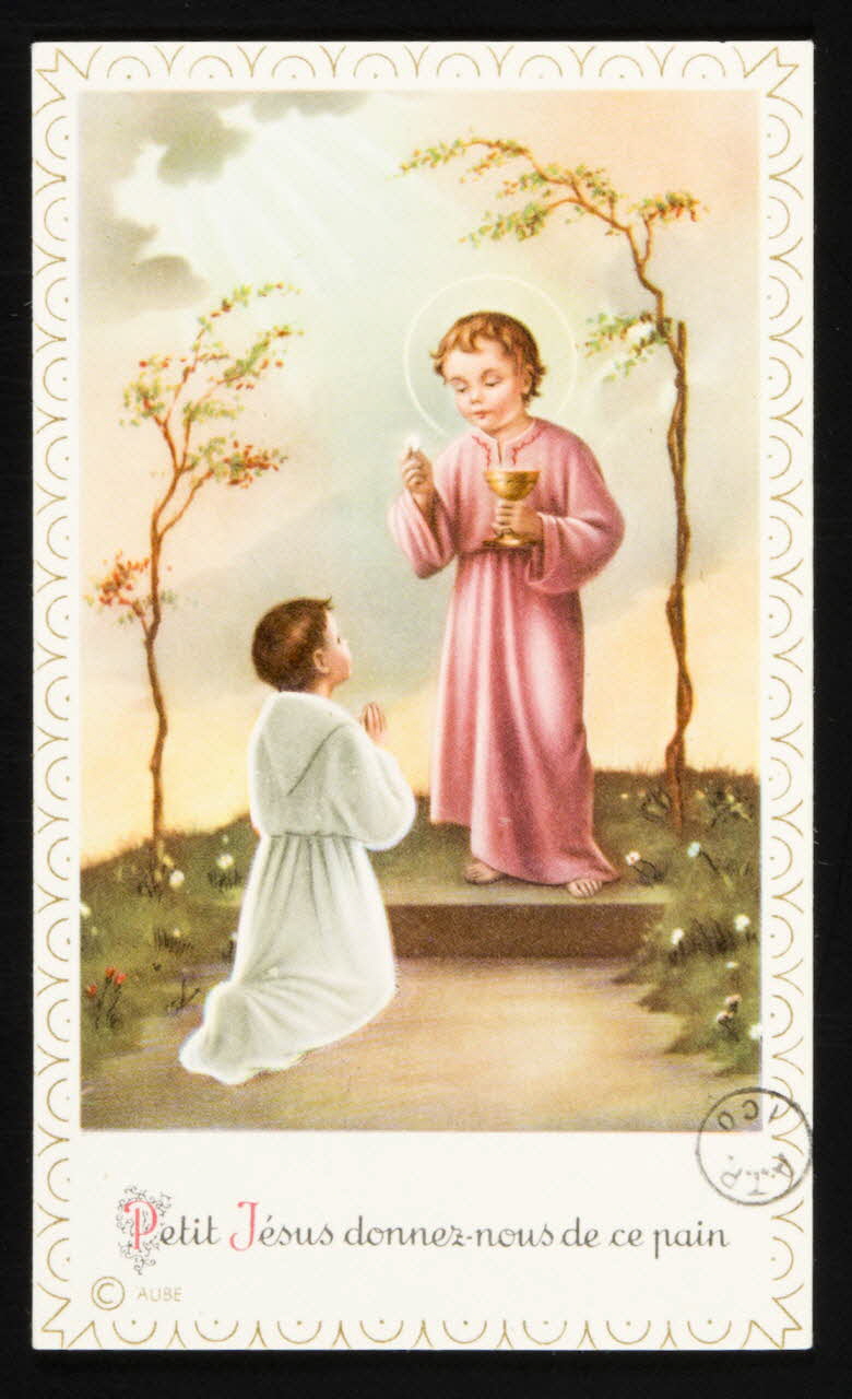 estampe Petit Jésus donnez-nous de ce pain 1975.9.22 Photo