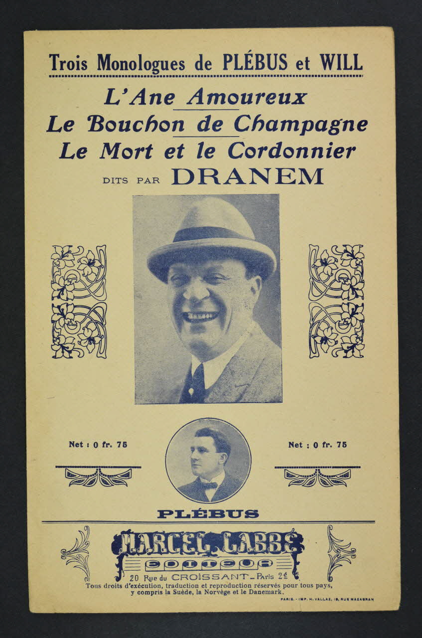 chanson petit format 1966.177.6 Photo Mucem