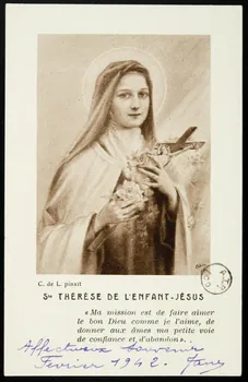 estampe Ste THERESE DE L'ENFANT-JESUS 1975.9.31 Photo