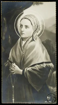 estampe Sainte Bernadette 1975.9.33 Photo