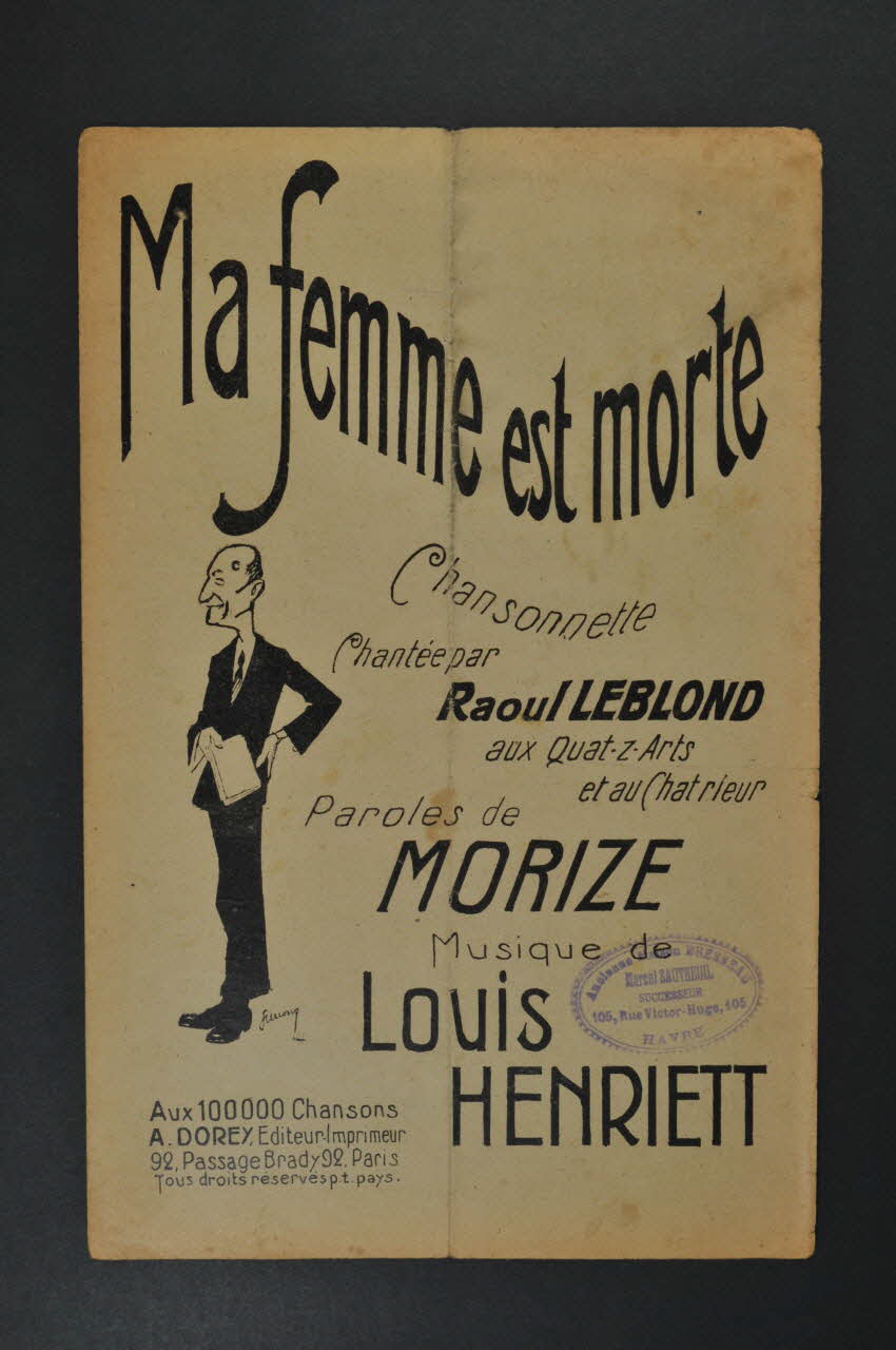 chanson petit format 1965.170.19 Photo Mucem