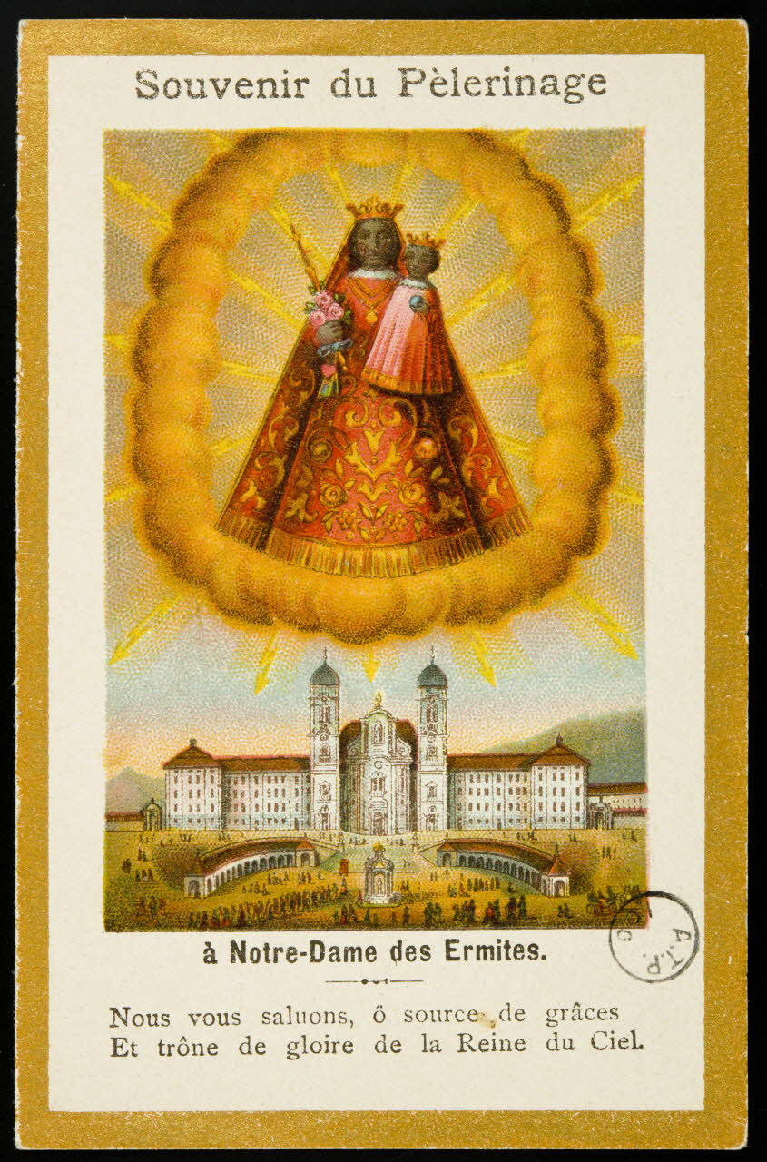 estampe Souvenir du Pèlerinage  à Notre-Dame des Ermites. 1975.9.42 Photo