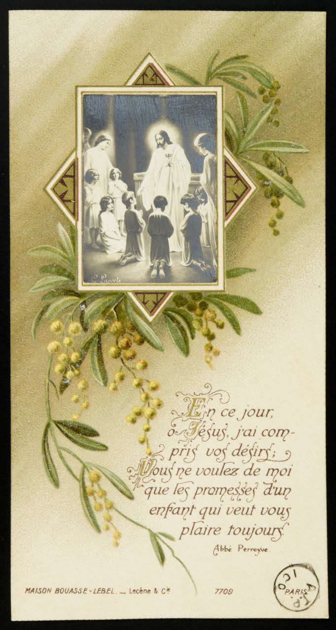 estampe En ce jour,  ô Jésus, j'ai com-  pris vos désirs 1975.9.5 Photo