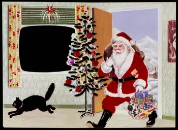 estampe Joyeux Noël 1975/12/14 1975.99.2 Photo