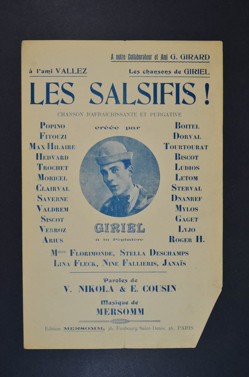 chanson petit format 1965.170.5 Photo Mucem