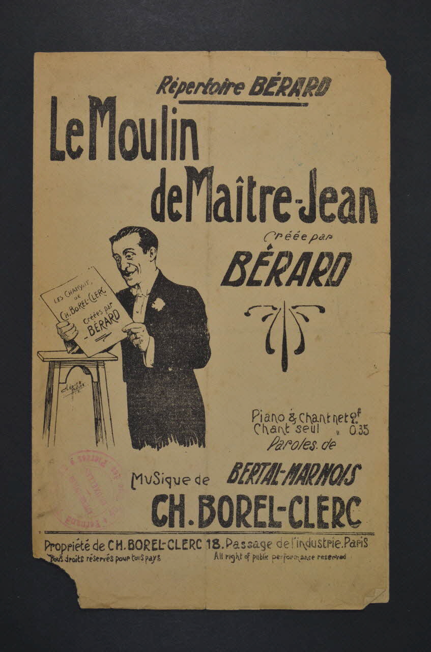 chanson petit format 1966.180.1 Photo Mucem
