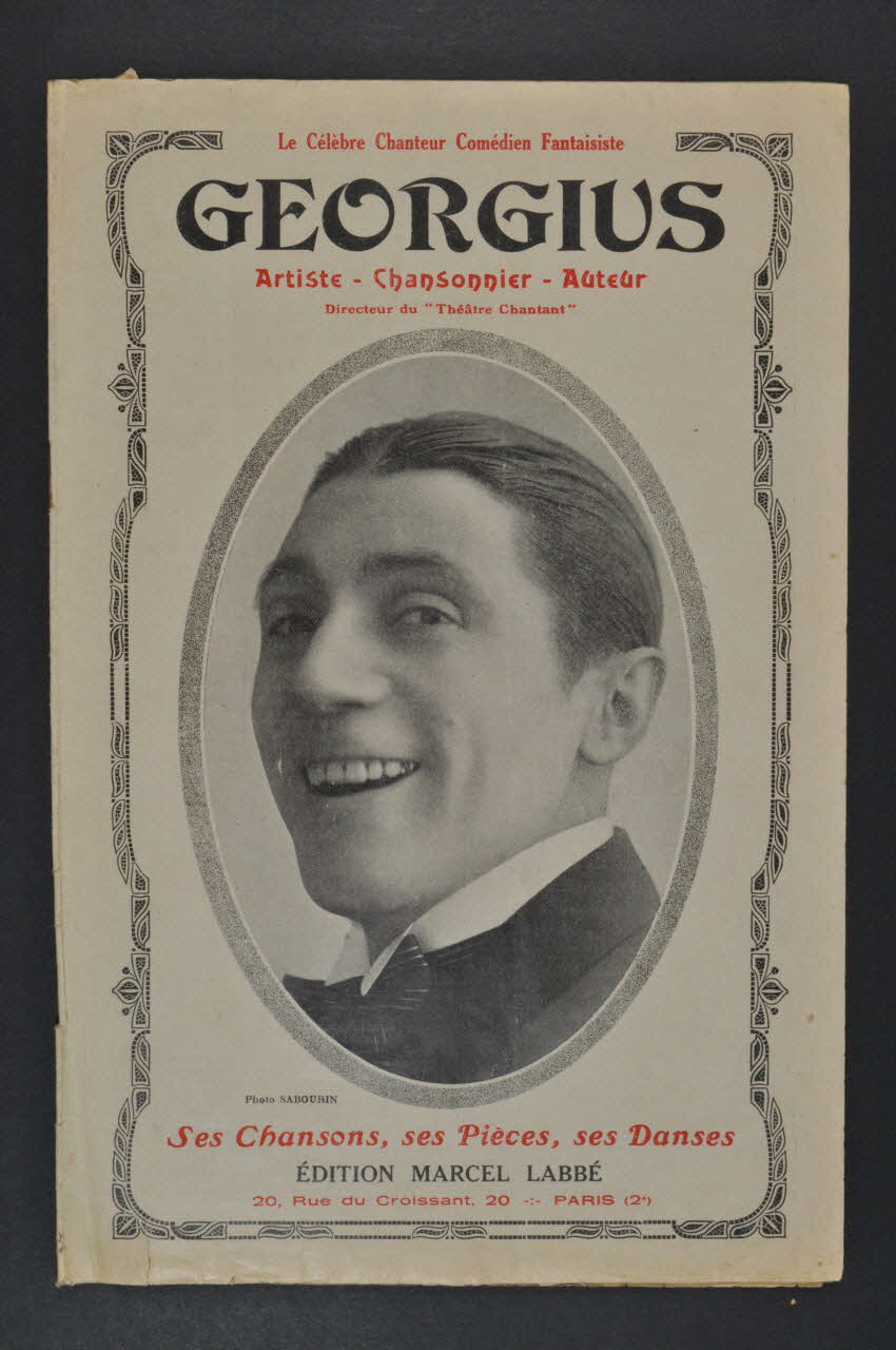 chanson petit format 1966.180.10 Photo Mucem