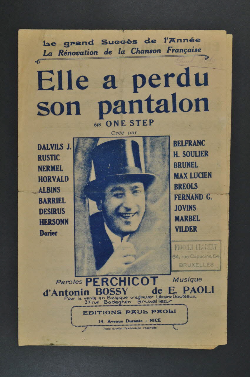 chanson petit format 1966.180.13 Photo Mucem