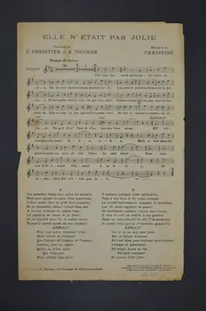 chanson petit format 1965.172.1 Photo Mucem