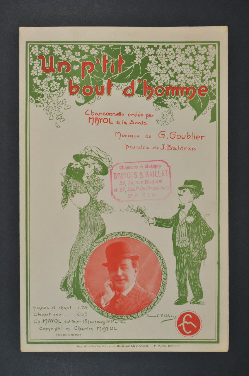 chanson petit format 1965.172.106 Photo Mucem