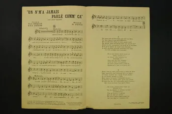 Paul Briquet ; R. Penso ; René Paul Groffe ; Maurice Chevalier ; Francis Day chanson petit format Île-de-France, France 1927 1966.180.3 Photo Mucem