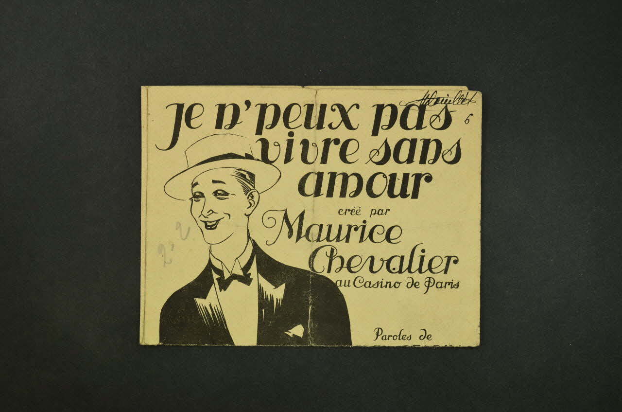 chanson petit format 1966.180.5 Photo Mucem