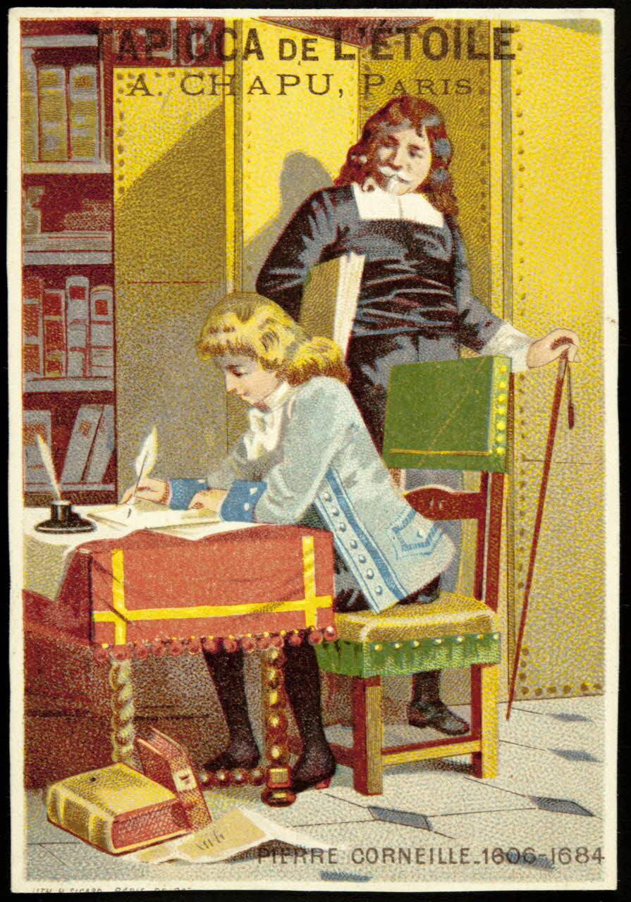 Henri Sicard carte réclame PIERRE CORNEILLE _ 1606- 1684 1884-1890 1994.25.163 Photo