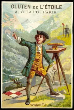 Henri Sicard carte réclame WASHINGTON _ 1732-1799 1884-1890 1994.25.170  Photo
