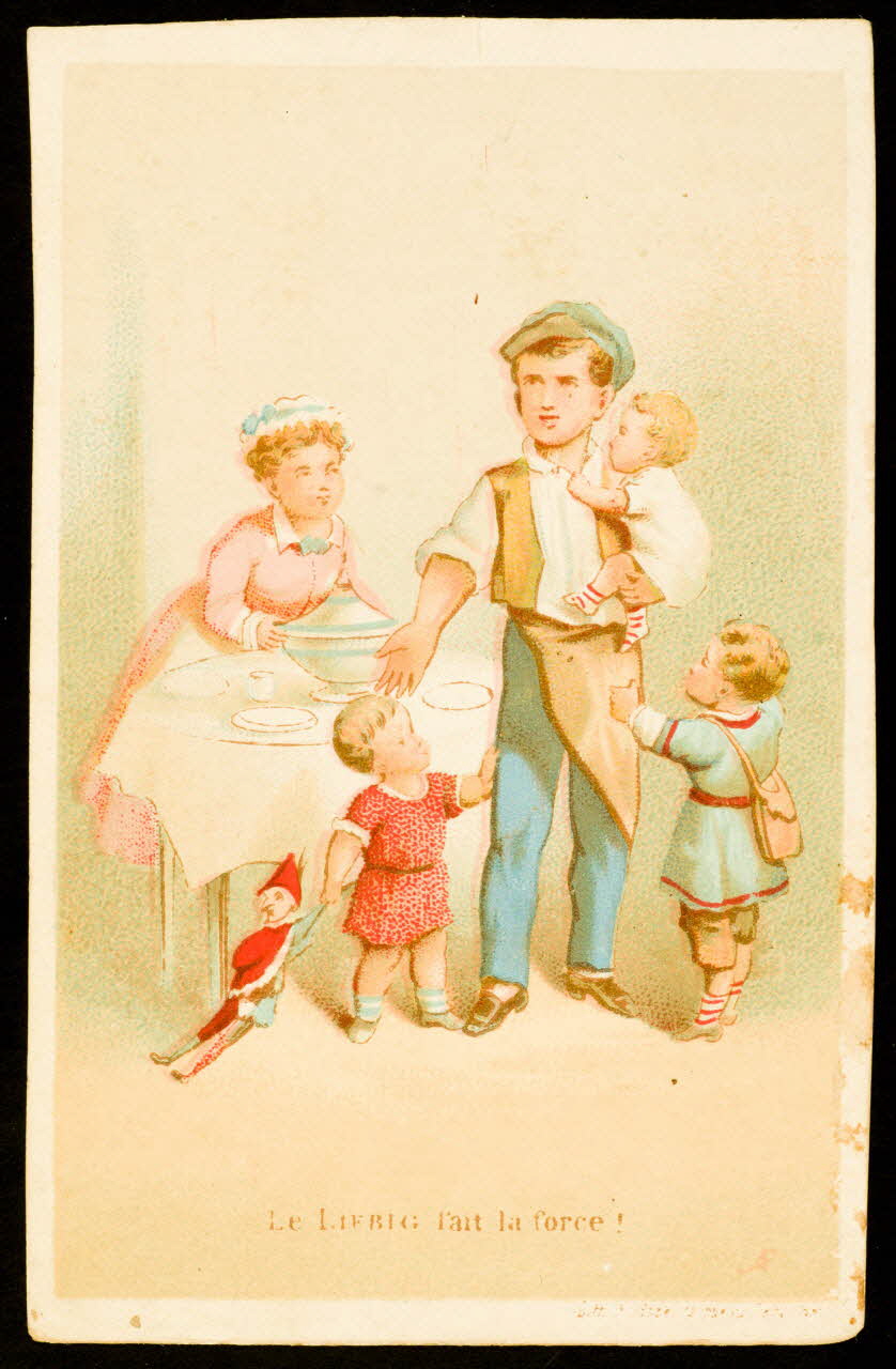 Carte réclame Le LIEBIG fait la force ! 1878-1890 1994.25.196 Photo