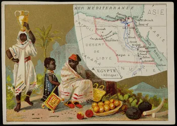 Carte réclame EGYPTE  (Afrique) 1920 1994.25.2  Photo