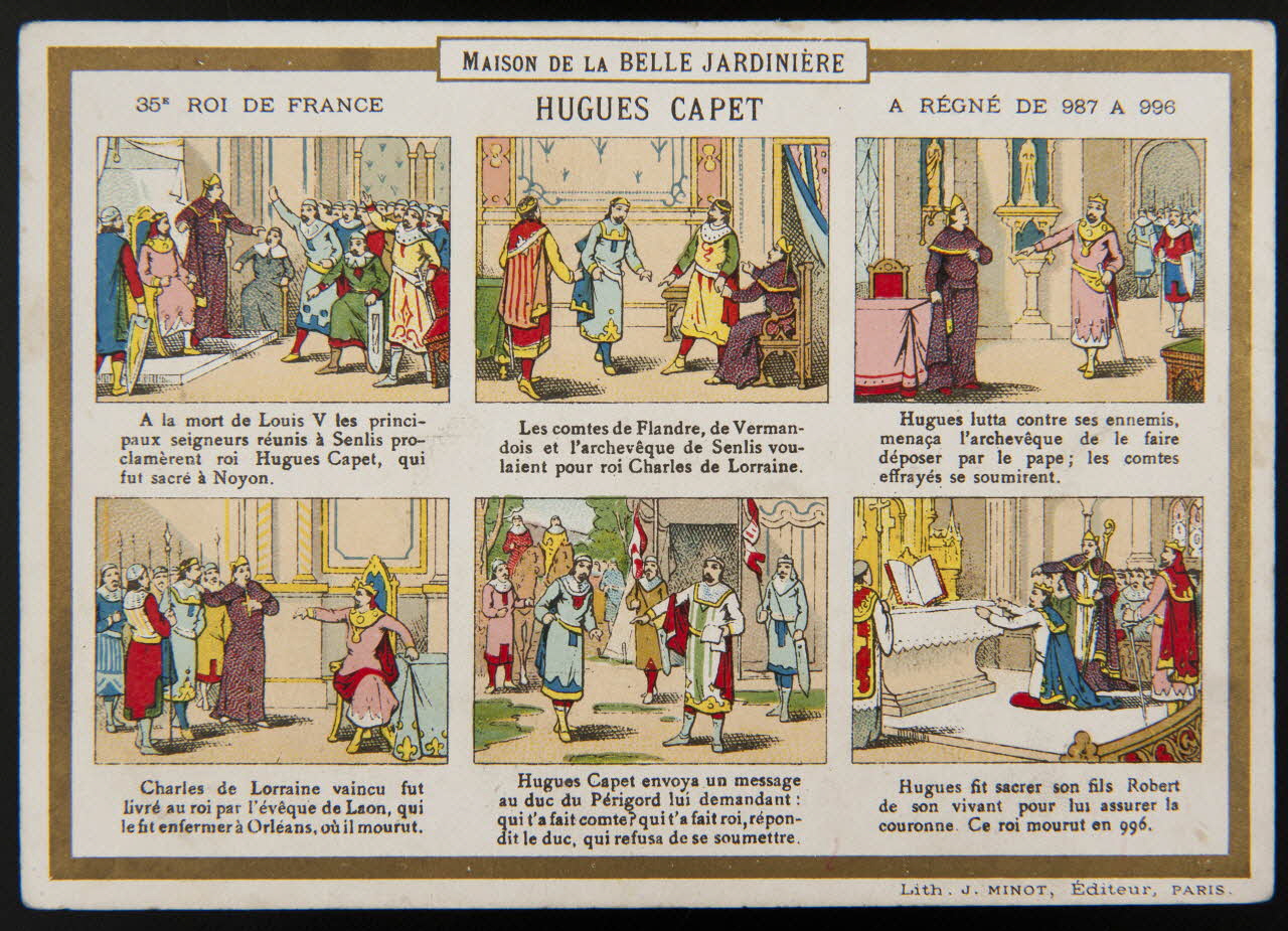 carte réclame HUGUES CAPET 1994.25.45 Photo