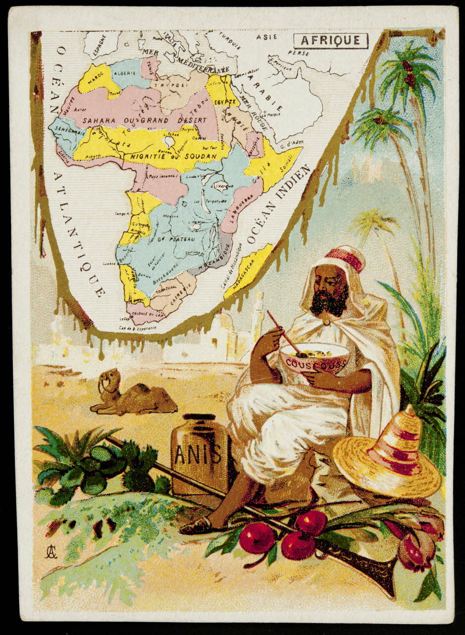 Alfred Clarey carte réclame AFRIQUE 1878-1893 1994.25.5 Photo