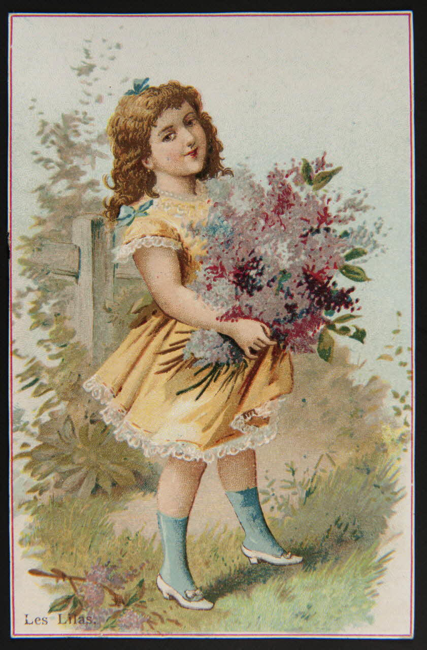 Léopold Verger Carte réclame Les Lilas. 1878-1914 1994.25.55 Photo