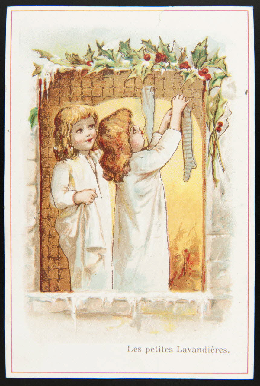 Léopold Verger carte réclame Les petites Lavandières. 1878-1914 1994.25.65 Photo