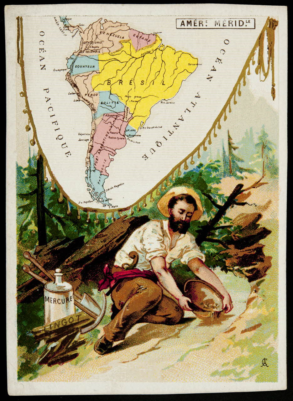 Alfred Clarey carte réclame AMER[IQUE] MERID[IONALE] 1878-1893 1994.25.7 Photo