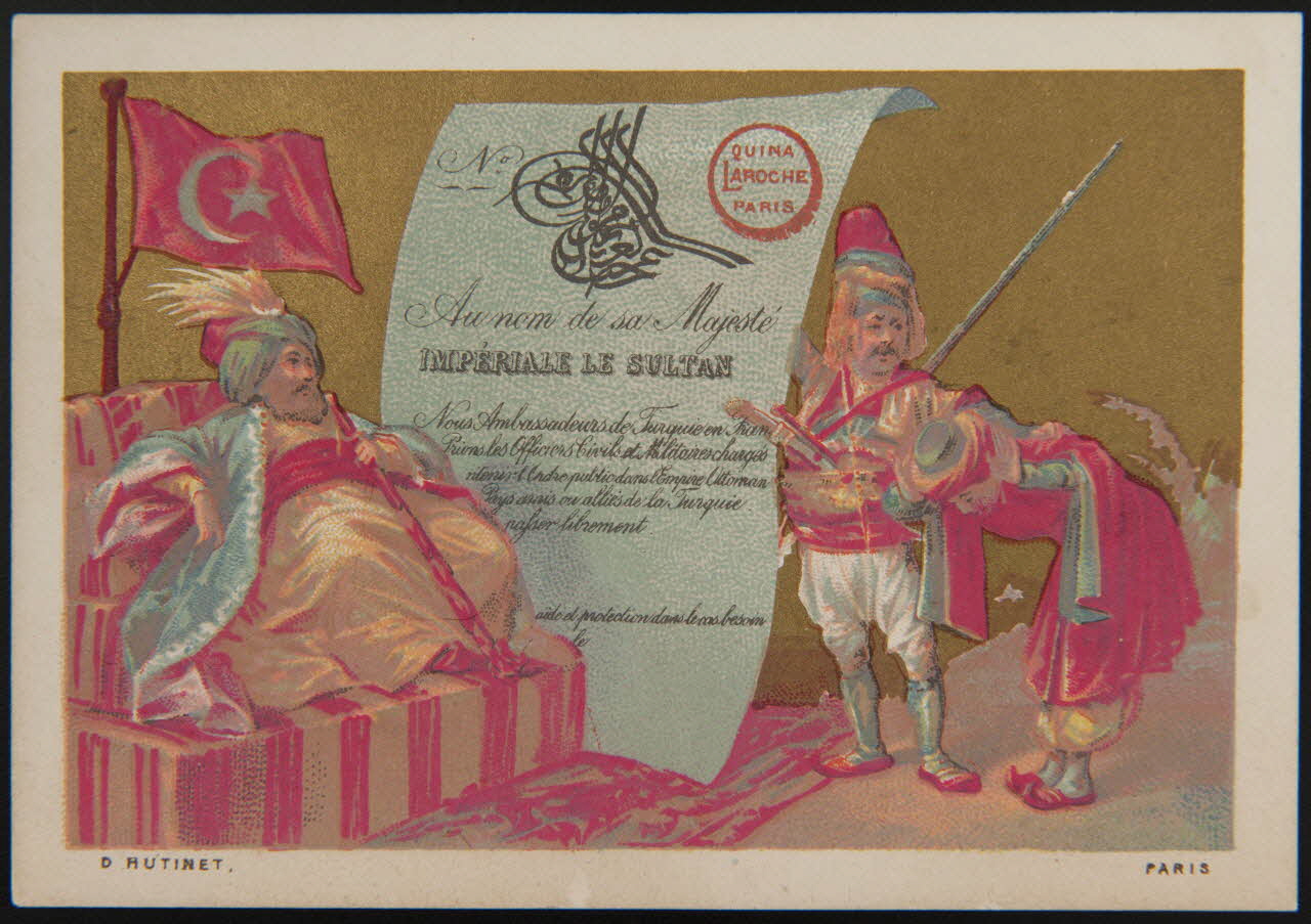 carte réclame Turquie 1994.25.73 Photo