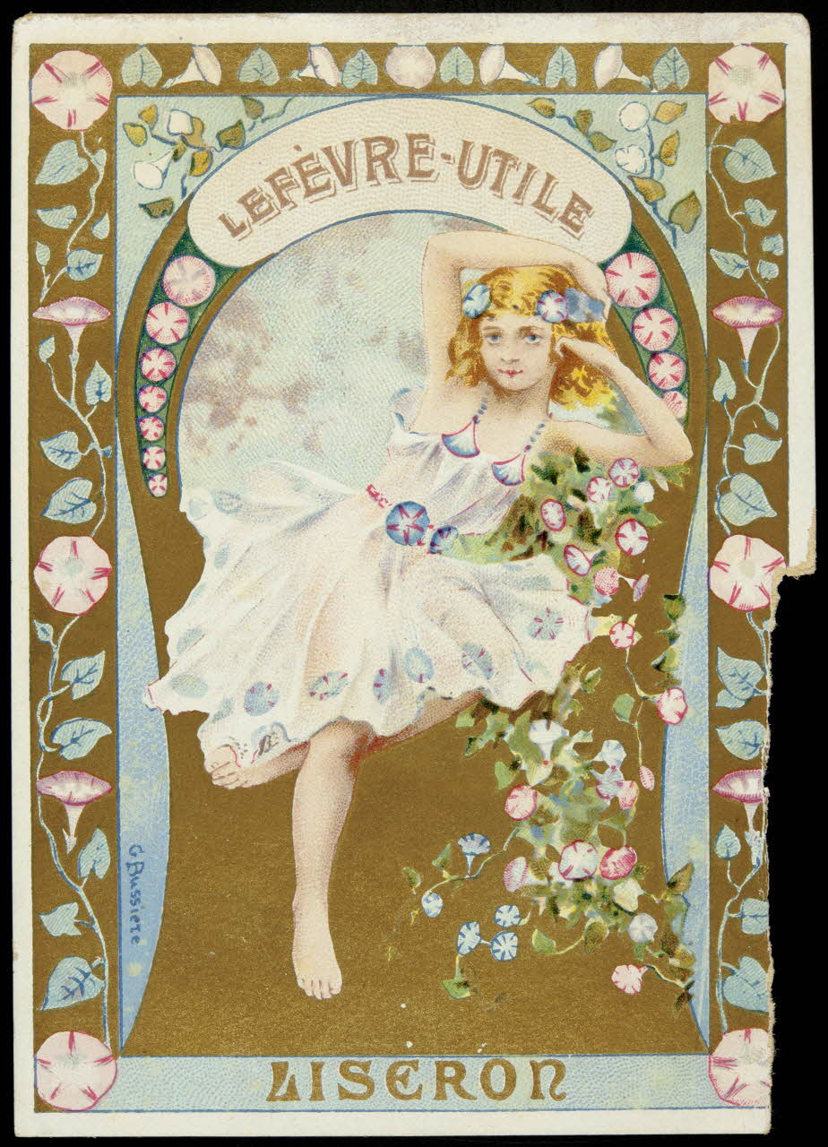 Imprimerie H. Laas carte réclame LISERON Ile-de-France, France 1871-1900 1994.25.75 Photo