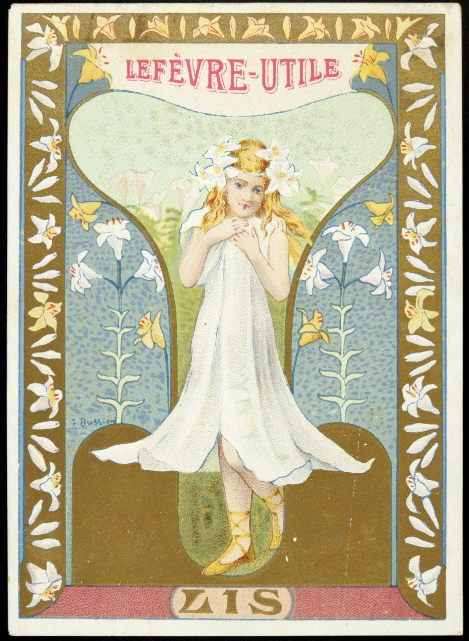 H. Laas, E.Pécaud & Cie Paris carte réclame LIS Ile-de-France, France 1900-1905 1994.25.79 Photo